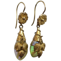 antique-victorian-18k-gold-shell-dangle-earrings
