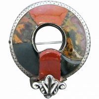 antique-victorian-small-sterling-silver-jaspagate-scottish-brooch