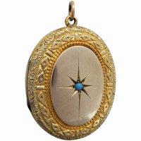 antique-victorian-turquoise-gilt-locket
