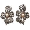 vintage-sterling-silver-marcasite-faux-pearl-earrings
